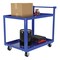 Vestil Steel Service Cart, 2 Shelves, 28 x 40, Steel, 1000 lb Load Capacity, 2 Shelves, 27.875" W SCS2-2840 - alternate 3